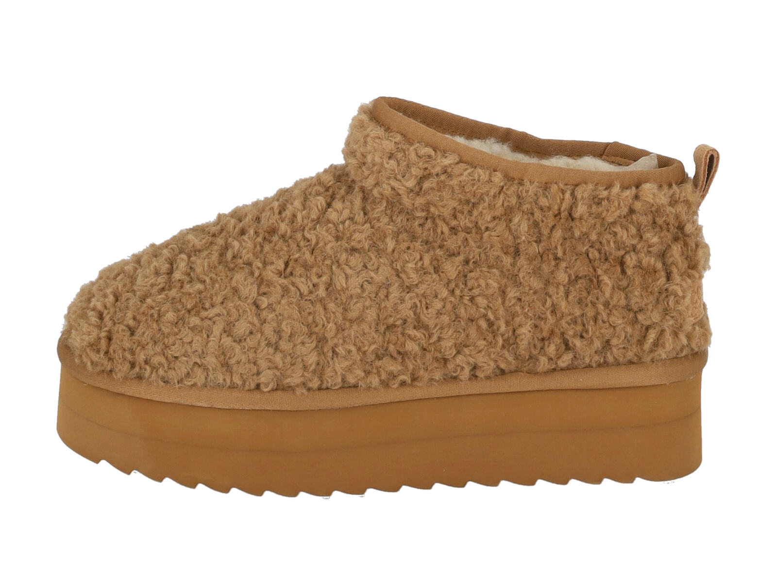 COLORS OF CALIFORNIA curly fake fur boot COLORS OF CALIFORNIA